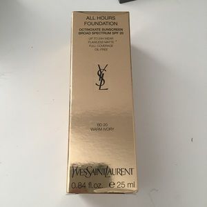 NEW YSL all hours foundation in BD20 warm ivory